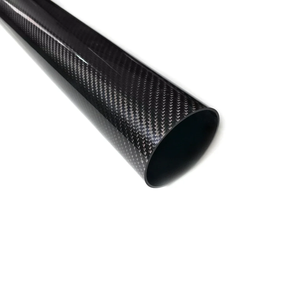 1pc Length 500mm Glossy Carbon Fiber Tube Dia 76x80mm For RC Airplane Drone Helicopter