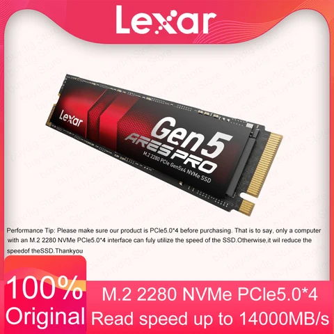 Lexar ARES PRO NVMe SSD 1TB 2TB 4TB Internal Solid State Drives