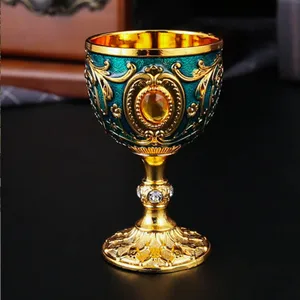 زجاج نبيذ معدني عتيق ، أكواب شمبانيا ، كأس مشروبات ، زجاج من العصور الوسطى ، حفلة بار ، ديكور منزلي ، 30 مل أفضل 8 أكواب مبيعا في العصور الوسطى - رقم 8