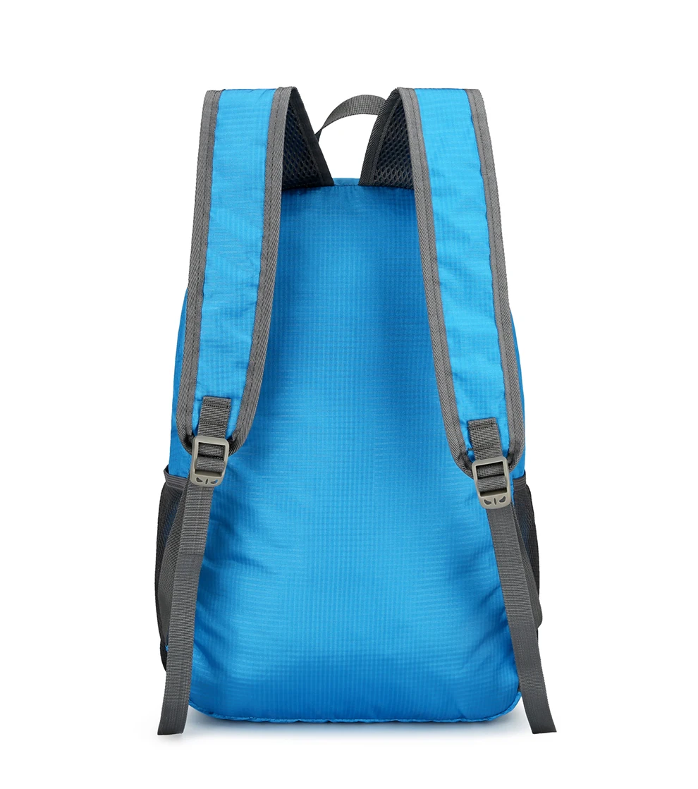 23l packbarer Rucksack faltbare ultraleichte Outdoor-Reisetasche großer zusammen klappbarer Rucksack Wander reise rucksack Bergsteiger-Tages rucksack Geringes Gewicht hohe Kapazität Wasserabweisendes Gewebe Top Punc – Detail 32