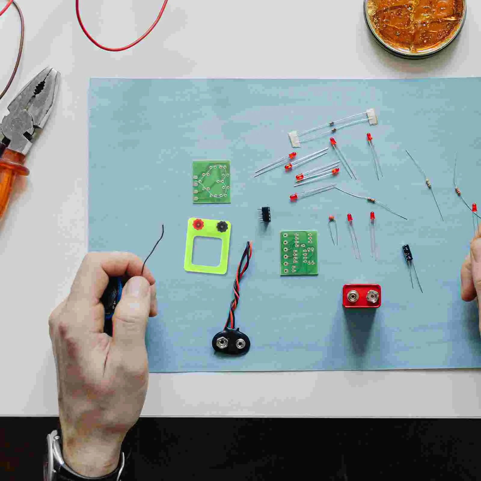 Perangkat Demonstrasi Lab Kumparan Induksi Magnetik Alat Sains Pendidikan Persegi Plastik