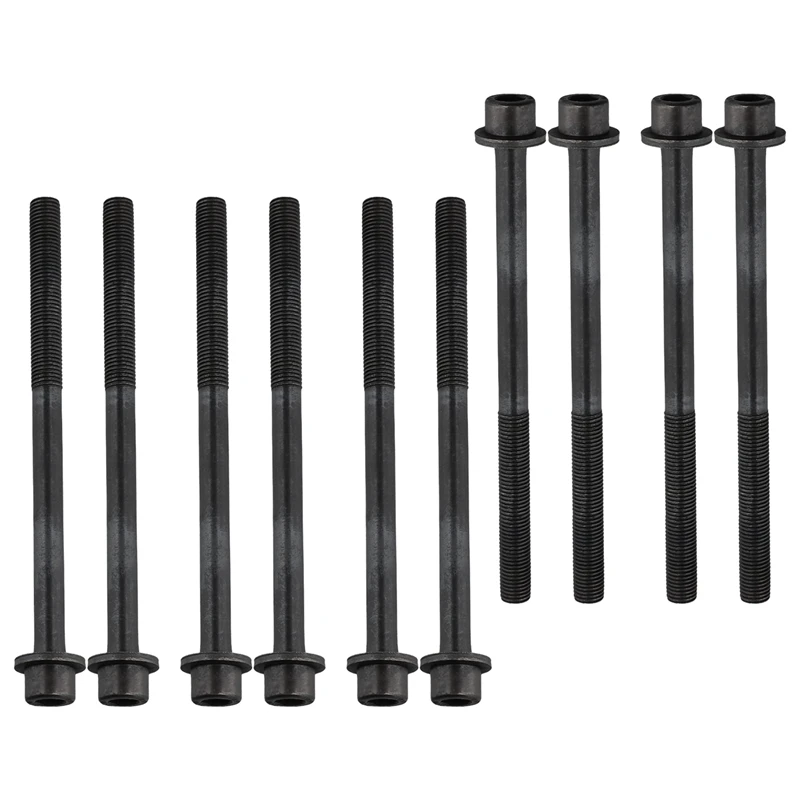 10 Pcs Cylinder Head Bolts Set For Ford S-Max Mustang Jaguar Land Rover Mazda CX Volvo S80 1229267 LR025253 1S7G-6065-CA