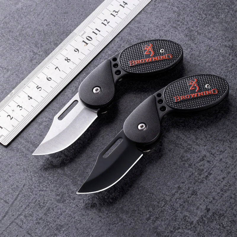 1PC Outdoor Folding Knife Pocket Knife Stainless Steel Fruit Knife High Hardness Sharp Multi-functional Mini  Self Defense Knife image 3