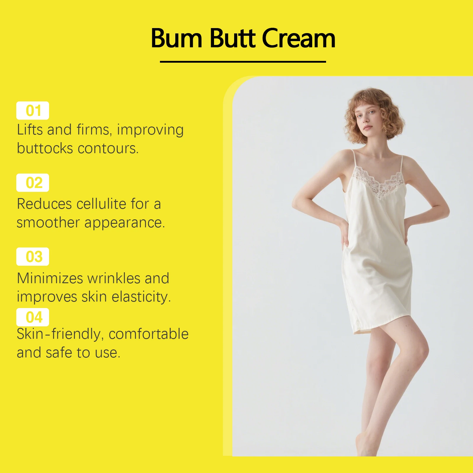 ヒップアップクリーム ボディ引き締め バットリフトアップ エッセンシャルオイル 美尻効果 ヒップ成長促進 セクシーなボディケア