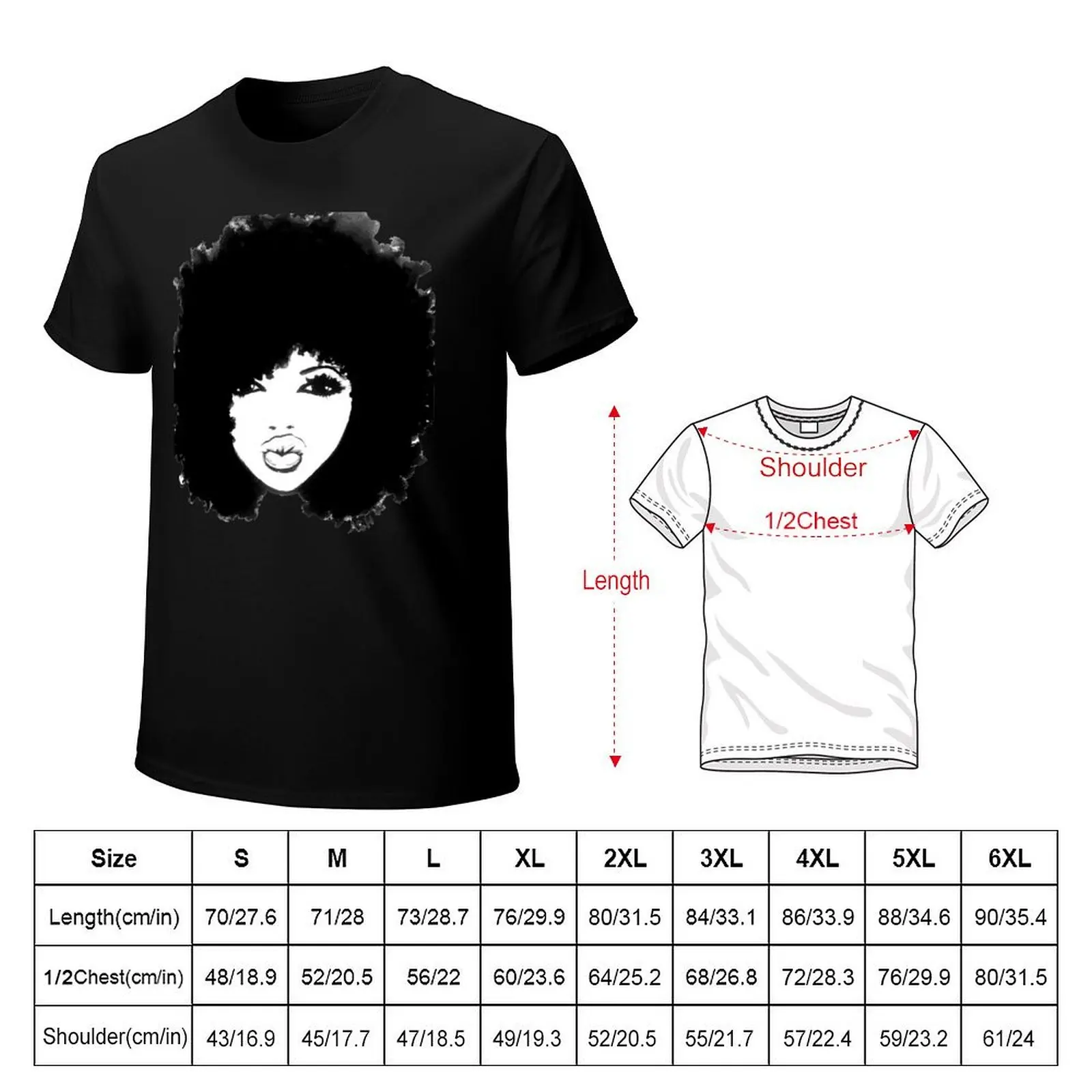 Natural Hair Curly Hair Autumn Black Kinky Afro T-Shirt t shirt personalised T-Shirt