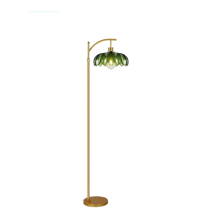 New Scandinavian-style LED Dining Room Minimalist Modern Desk Lamp with Creative Glass Floor Lamp Design for Living Room and Bed
