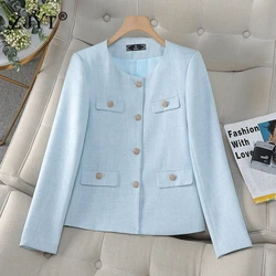 ZJYT Korean Style Fashion Women's Coat Jacket New Autumn Outerwears Elegant Lady Long Sleeve Casual Casaco Plus Size Veste Femme