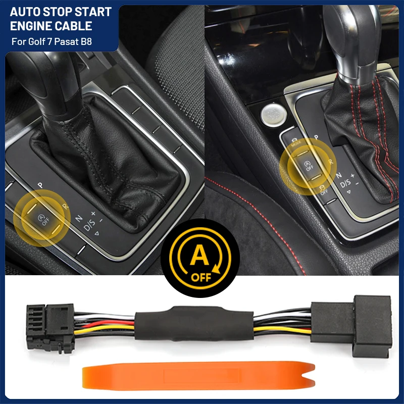 For VW Car Automatic Stop Start Engine System Off Device Control Sensor Plug For Golf 7 7.5 Passat B8 B8.5 Three Mode