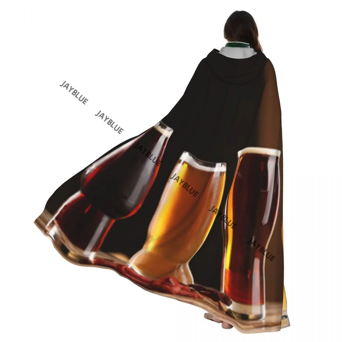 

Длинная накидка-плащ, очки с пивом и закусками, плащ с капюшоном, пальто, осенние толстовки