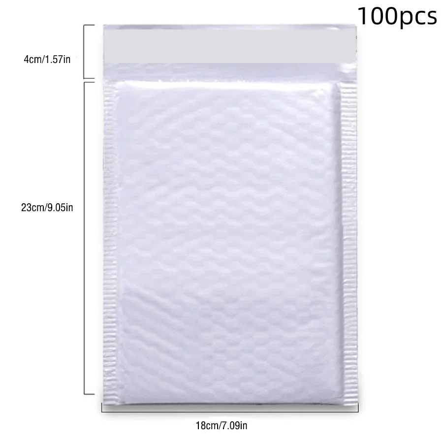 50 STKS 100 STKS Witte Multifunctionele Bubble Mailing Envelop Zelfklevende Verzegelde Express Verpakking Geschikt Voor Meerdere Scenario's