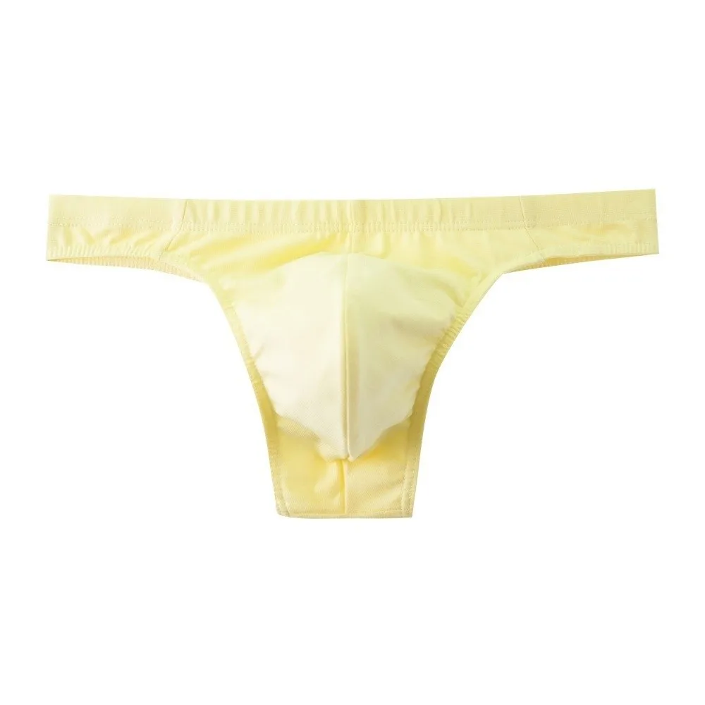 Comfortable Low Waist Men Cotton Thongs Thin Underpants Men's Panties Underwear T-back Male Briefs Sports