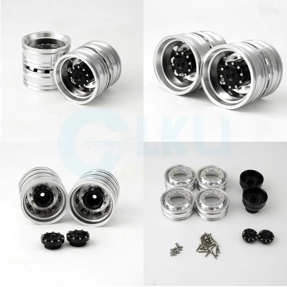 

LESU W-2048 1/14 truck aluminum alloy universal metal wheel suitable for Tamiya 3363 tractor toy RC truck or DIY upgrade