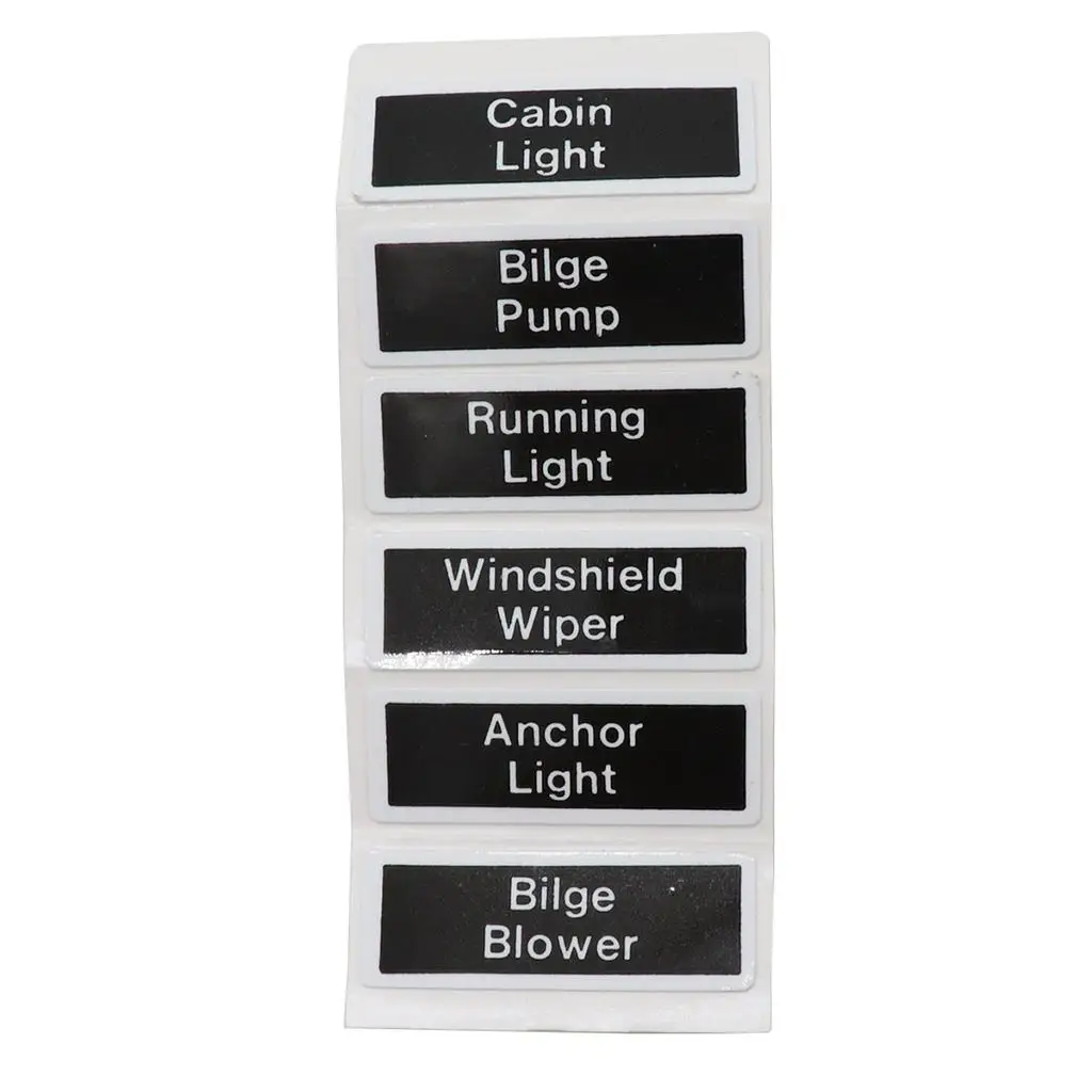 Boat Accessories 3 Gang Fused Switch Panel Pre Wired Marine Electric Module for RV Yacht 12V