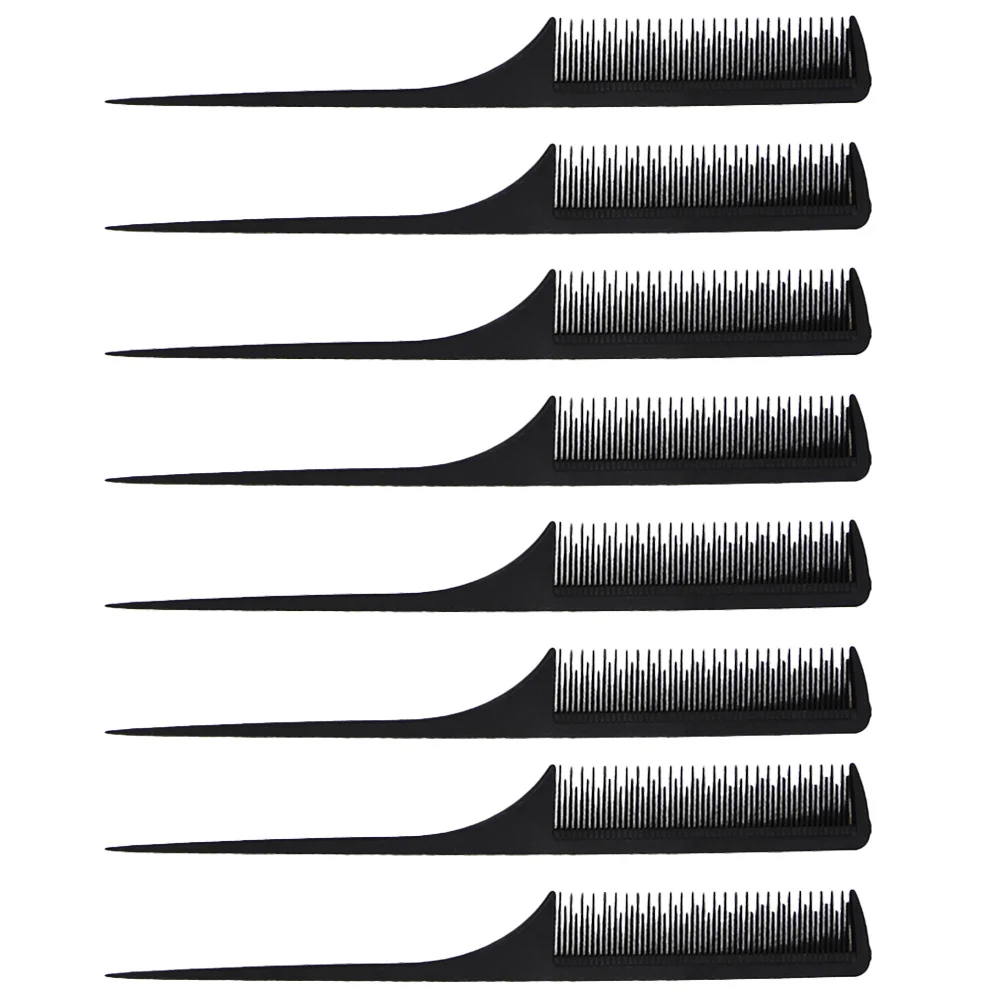 

8Pcs Anti-Static Comb Premium Material Hairdressing Massage Comb Scalp Stimulator Home Barber Gift