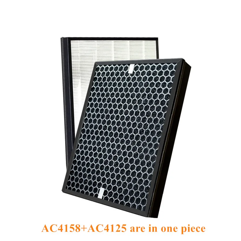 FOR Philips AC4125 Replacement HEPA Filter with Activated Carbon Filter and Sealing Strip for AC4006 AC4081 AC4080 ACP007 AC4158