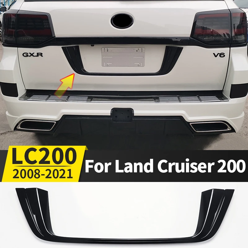 

For Toyota Land Cruiser 200 LC200 2008-2021 2020 2019 Exterior Accessories Tailgate U-Shaped Decorative Strip Modification VX GX