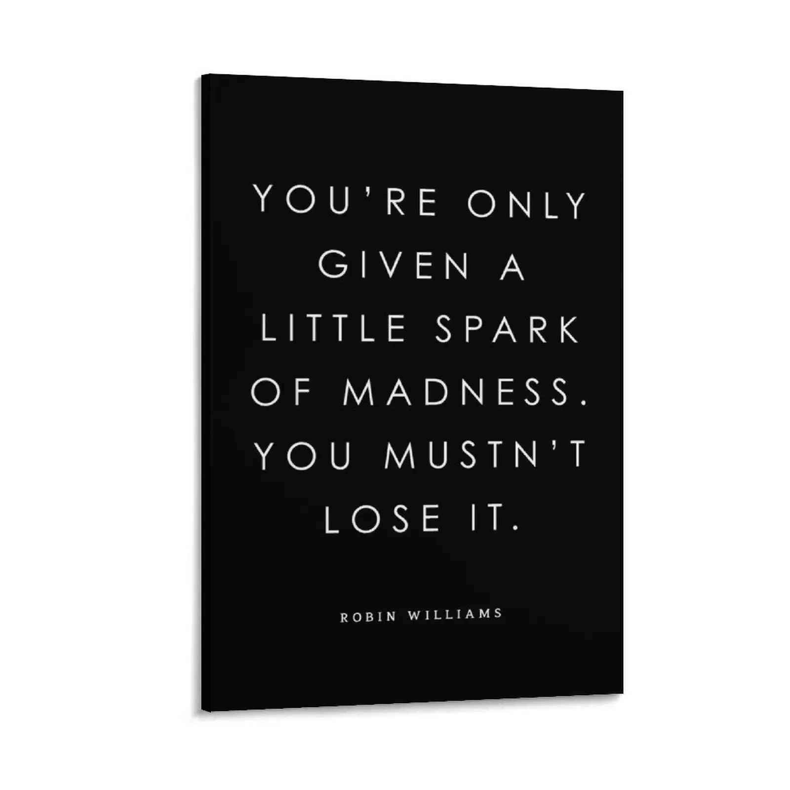 

Spark Of Madness Black Canvas Painting home and decoration posters for wall room decorations for girls