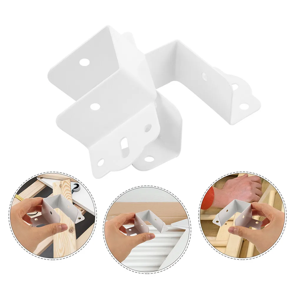 16Pcs Bed Rail Bucket Heavy Duty Replacement Fasteners Thickened Bed Frame Rail Hardware Convenient Furniture Accessories