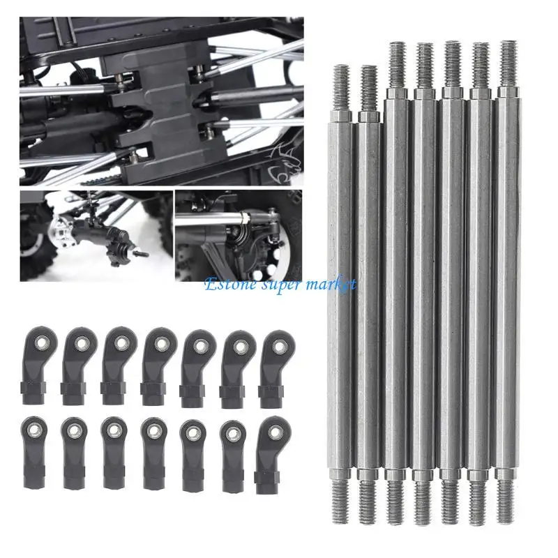 090B Liên kết nâng cấp Bộ phụ kiện thay thế Thanh kết nối kim loại cho Redcat Gen8 Bộ phận xe sửa đổi