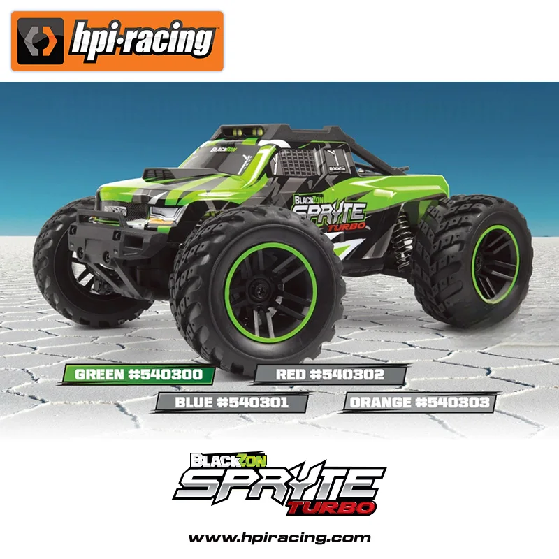 HPI 1:20 Spryte Turbo haute Performance quatre roues motrices sans brosse Monster Truck RC Simulation télécommande modèle de voiture RTR