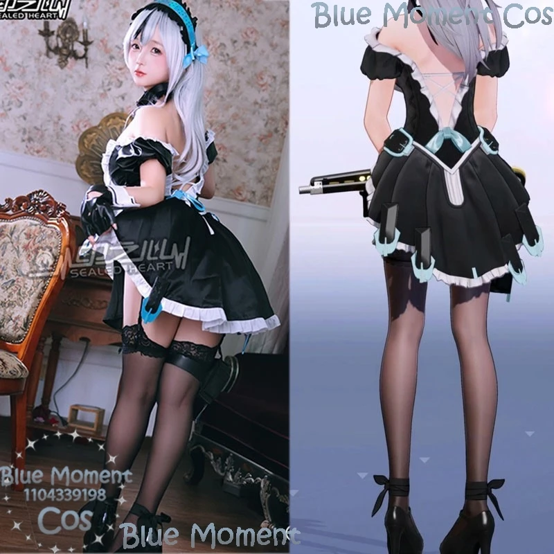 Apprentice Maid Enigma Cosplay Costume Wig Uniform Dress Game Anime Cosplay Women Girl Sexy Outfit Snowbreak: Containment Zone