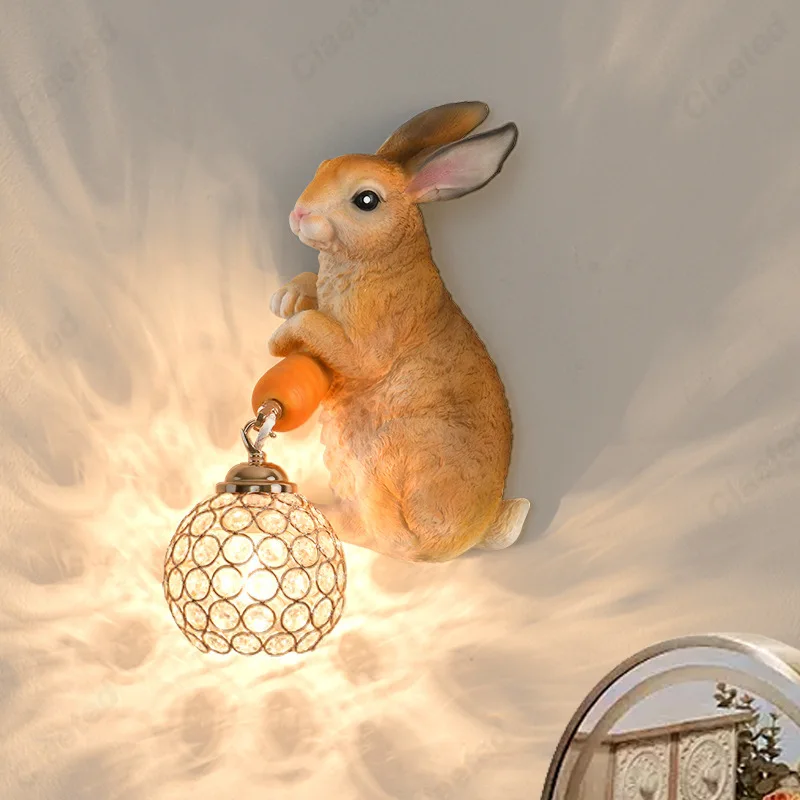 新しい-led-バニー壁ランプ寝室のベッドサイドランプ子供部屋リビングルーム廊下研究装飾照明