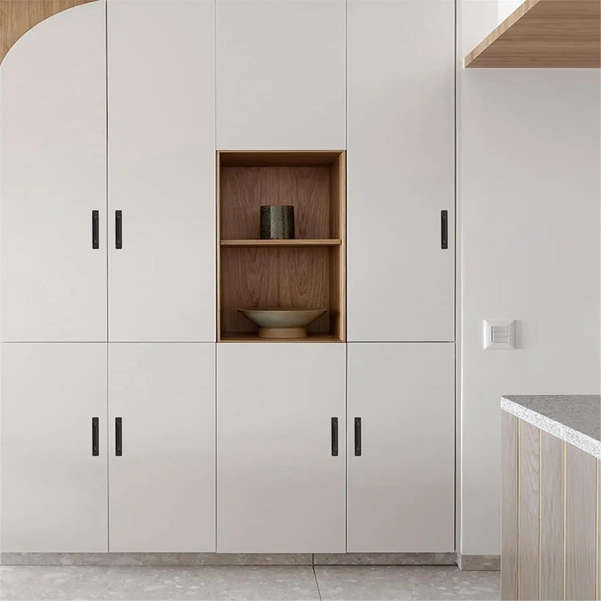 Door Handles Sliding Door Handle Cabinet Handles Door Pull Handle Door Pulls with Plate for Sliding Closet Door Handle