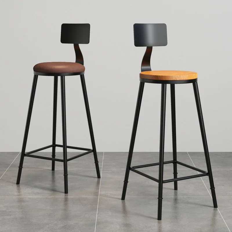 Light luxury bar chair household modern simple high stool kitchen island chair stool front desk