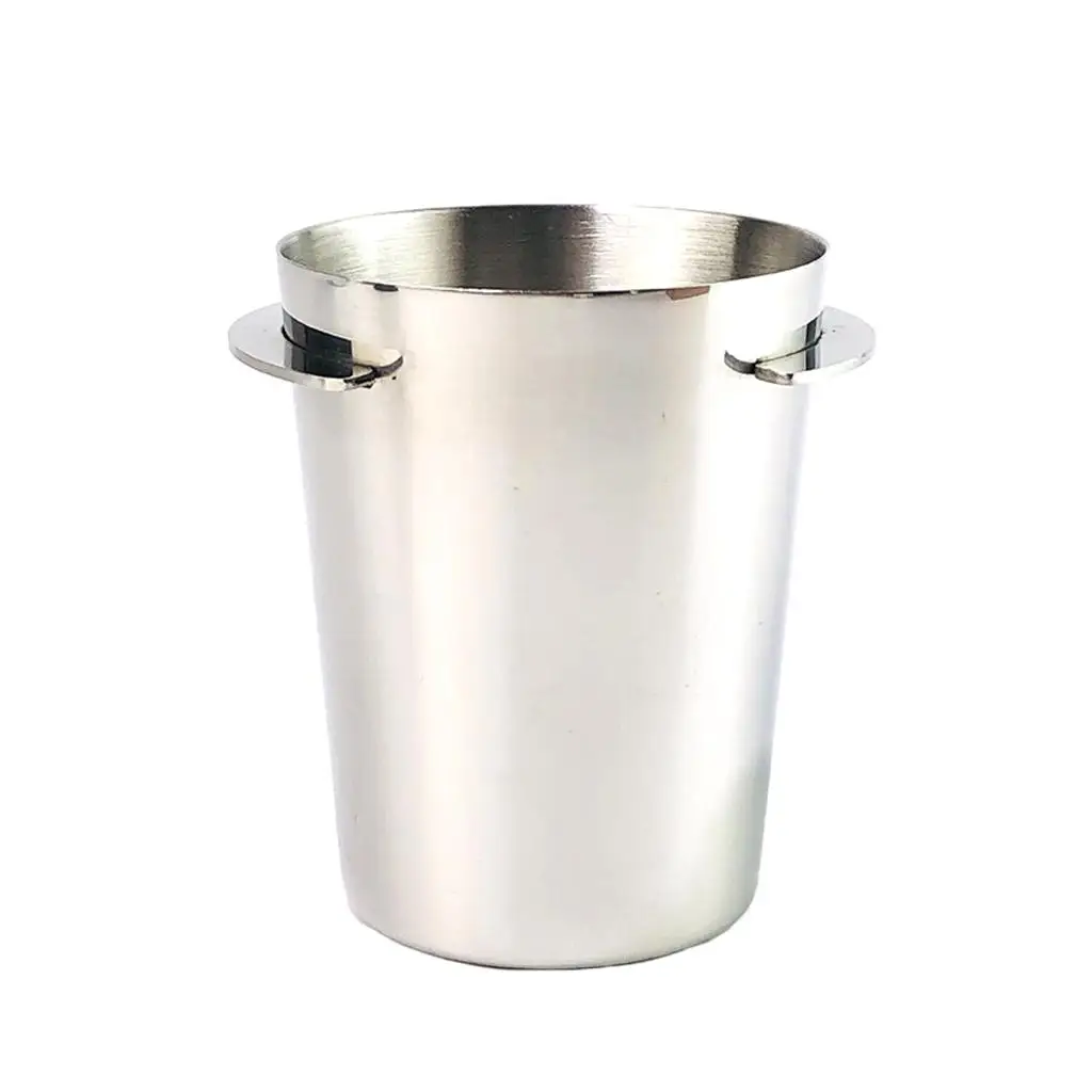 Coffee Dosing Cup 54mm Stainless Steel Powder Receiver Mug Reusable Espresso Accessory for Coffee Machine