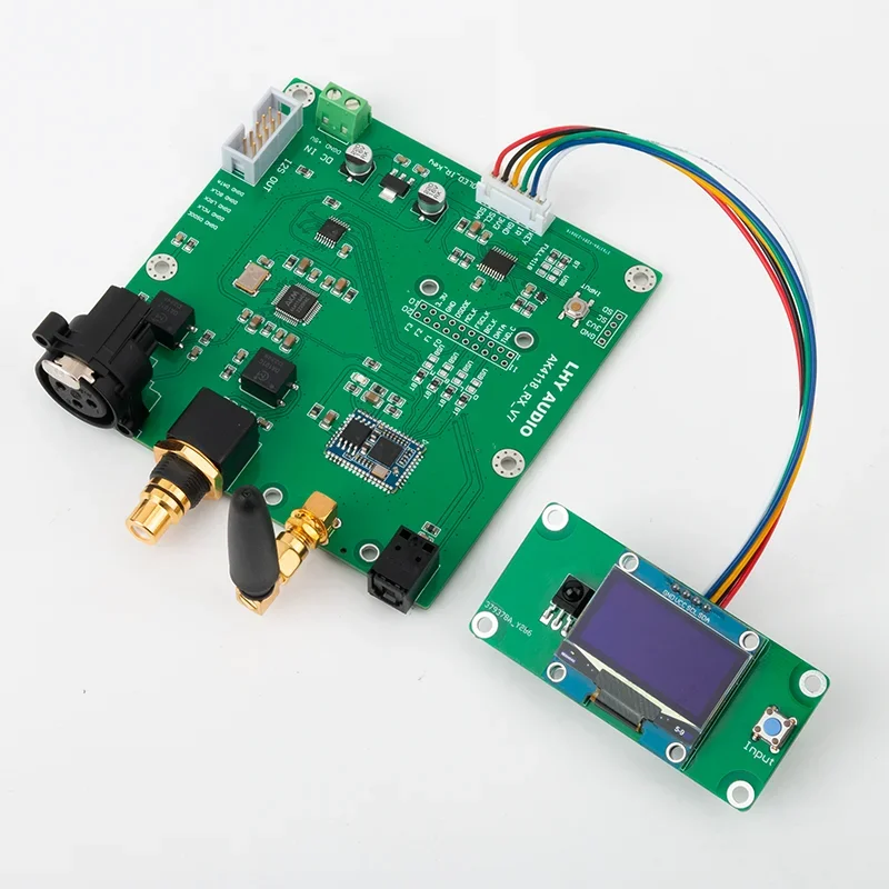 Nvarcher USB Coaxial Bluetooth AES Fiber To IIS Supports XMOS/Amanero AK4118 Receiver Board with Decoding