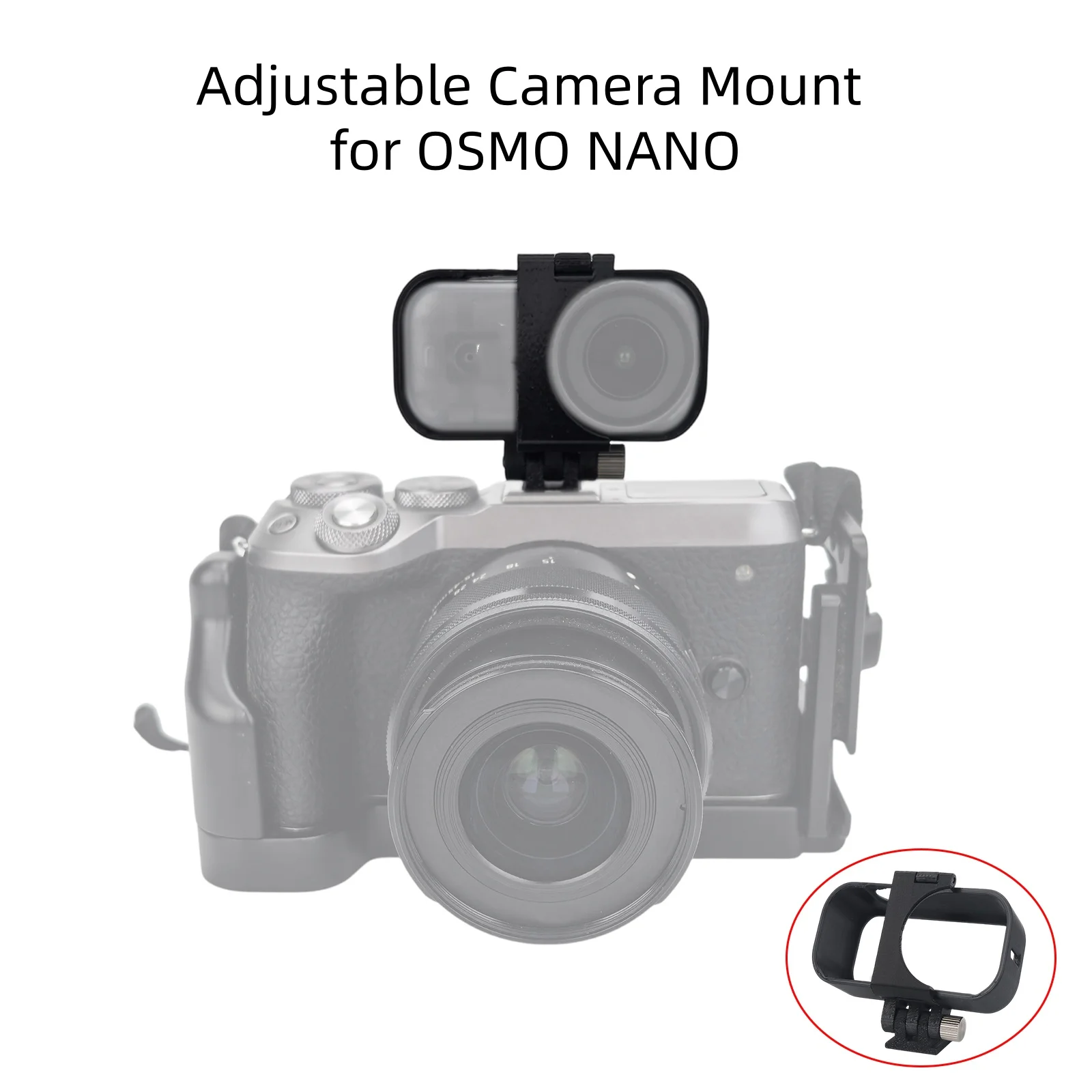 

Expansion Mounting Bracket for DJI OSMO NANO Action Camera DSLR/Mirrorless Hot Shoe