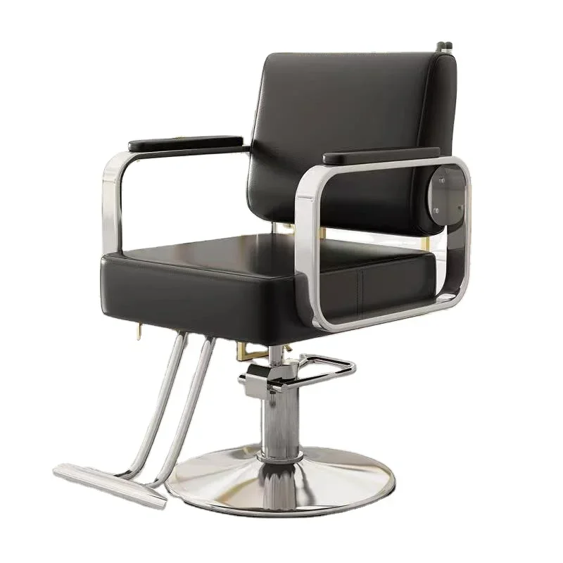 Modern Cheap Price Portable  Hairdressing Chairs Hair Salons Haircut Stools Lifting Seats Rotatable Barber Chairs