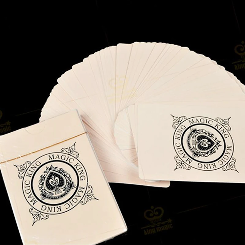 Flesh Back Manipulation Cards Magic Tricks Thin Poker Playing Cards Production Magia Magician Stage Illusions Gimmicks Mentalism