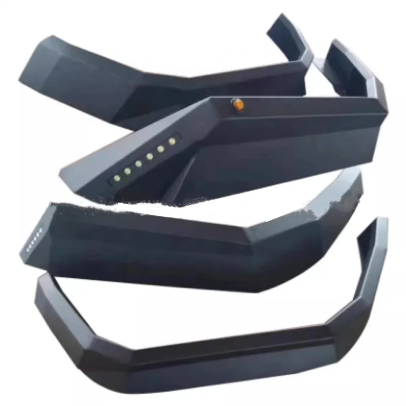 

Автомобильные расширители крыльев, арочные колеса, брови с лампой для Jeep Wrangler JL 18-19, модифицированная защитная наклейка на брызговик