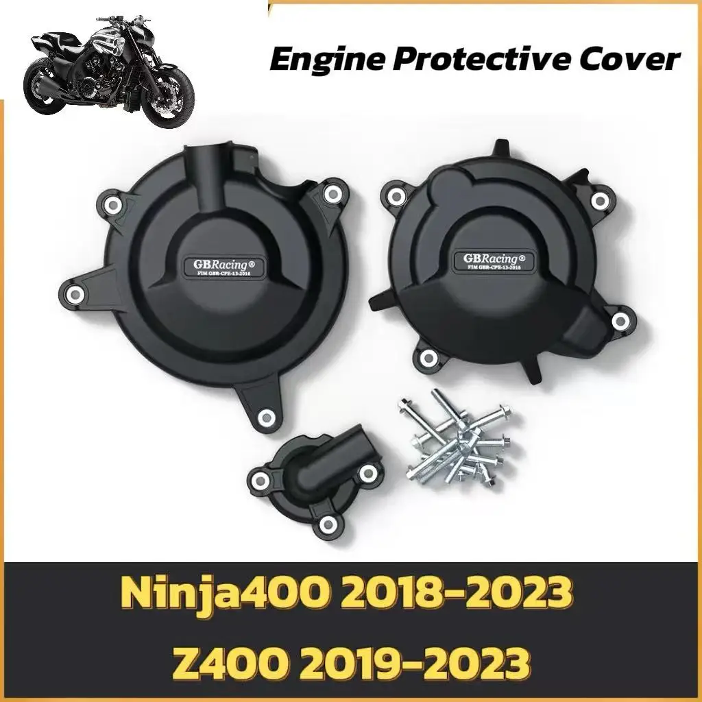

Suitable for Kawasaki NINJA400 2018-2023 Z400 2019-2023Motorcycle Engine Cover Protector