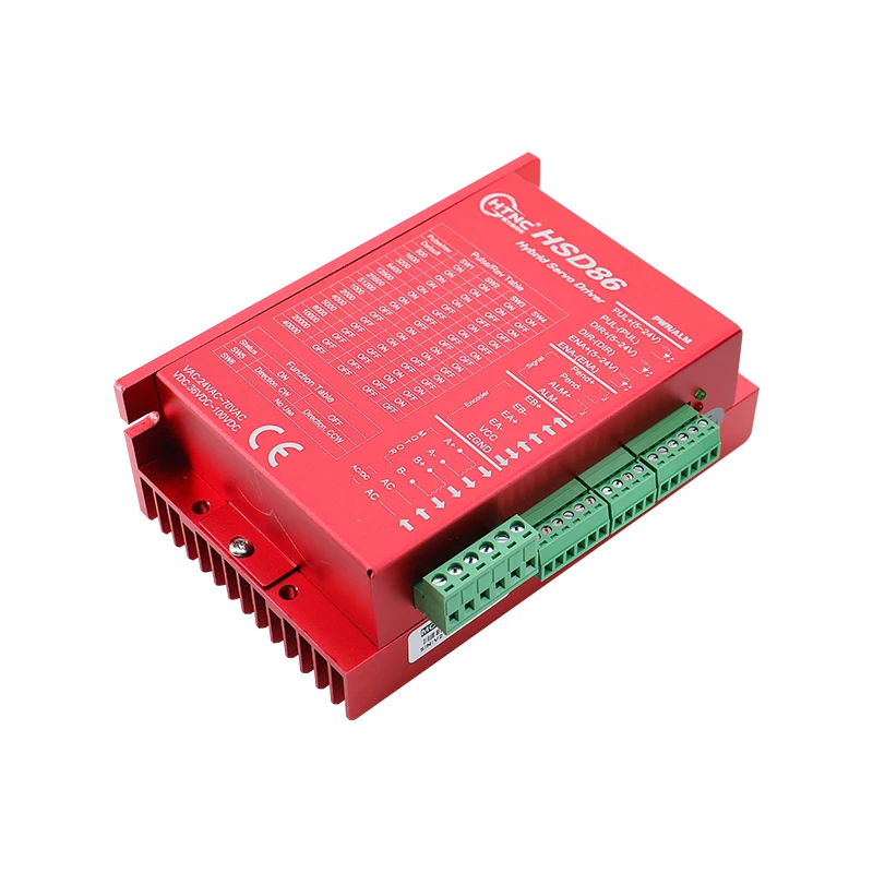 HLTNC Hybrid Servo Controller Driver HSD86H AC20V ~ 80V(DC30-110V) 6A for Nema34 86 Motor for Cnc