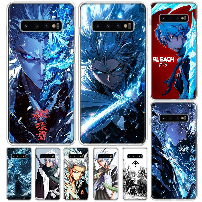 日番谷冬士郎ブリーチカバーサムスンギャラクシー S8 S9 プラス S10 Lite 注 8 9 10 プロ 20 ウルトラ S7 エッジ M11 M21 M32 M51 プリント C