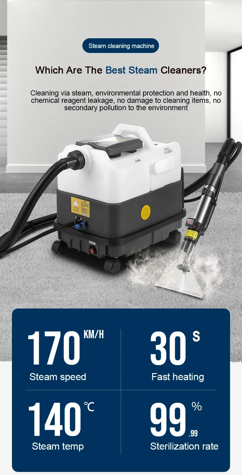2025 رائجة البيع Cleanvac المنزل والتجاري أريكة السجاد الستار آلة تنظيف السيارات مستخرج السجاد