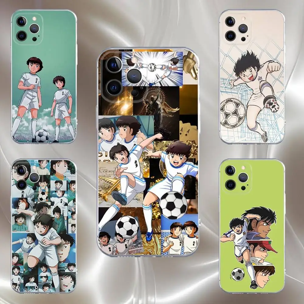 

C-captain Anime T-tsubasa Phone Case For iPhone 17,16,15,14,13,12,11 Pro,Max,Plus,X,XS,XR,SE4,E Mini Transparent Soft Cover