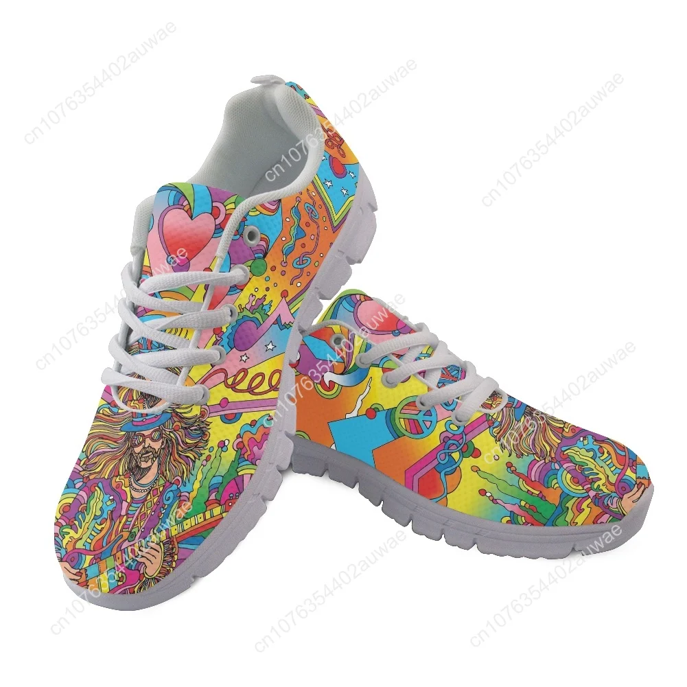 Chitarra colorata Hippie Rock scarpe sportive uomo donna adolescente bambini bambini Sneakers personalizzate scarpe da coppia di alta qualità