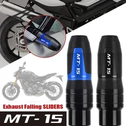 FOR YAMAHA MT15 MT-5 2015 2016 2017 2018 2019 2020 Motorbike CNC accessories Exhaust Frame Sliders Crash Pads Falling Protector