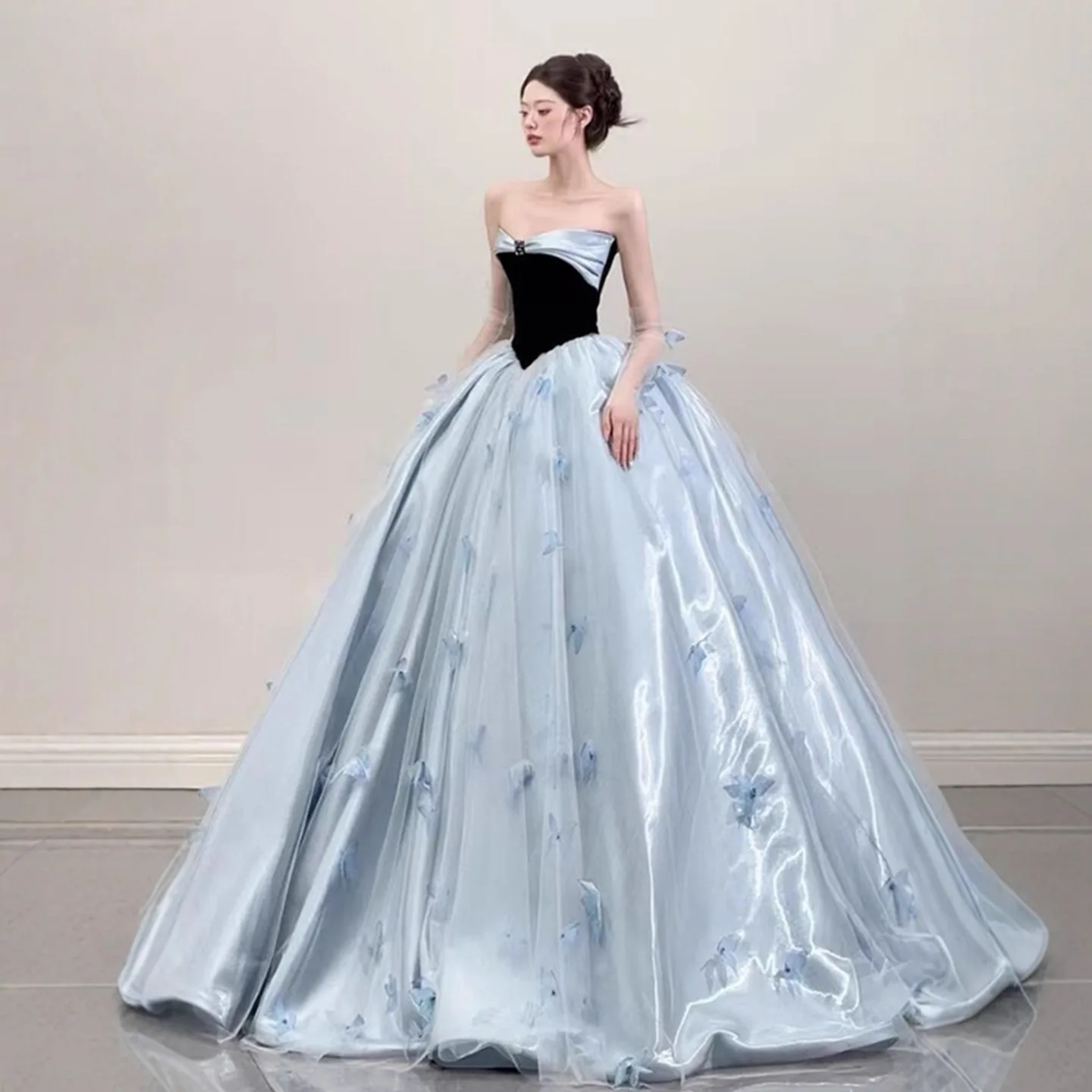 

Ele вечернее платье женское на бретельках сценическое искусство экзамена хозяин высокая талия роскошная церемония для взрослых Dr