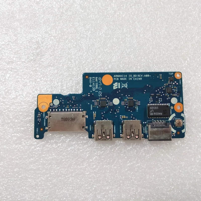 Original Switch Board For DELL VOSTRO14-5471 V5471 USB NIC Small IO Board CN-010JVT 10JVT  Network Port