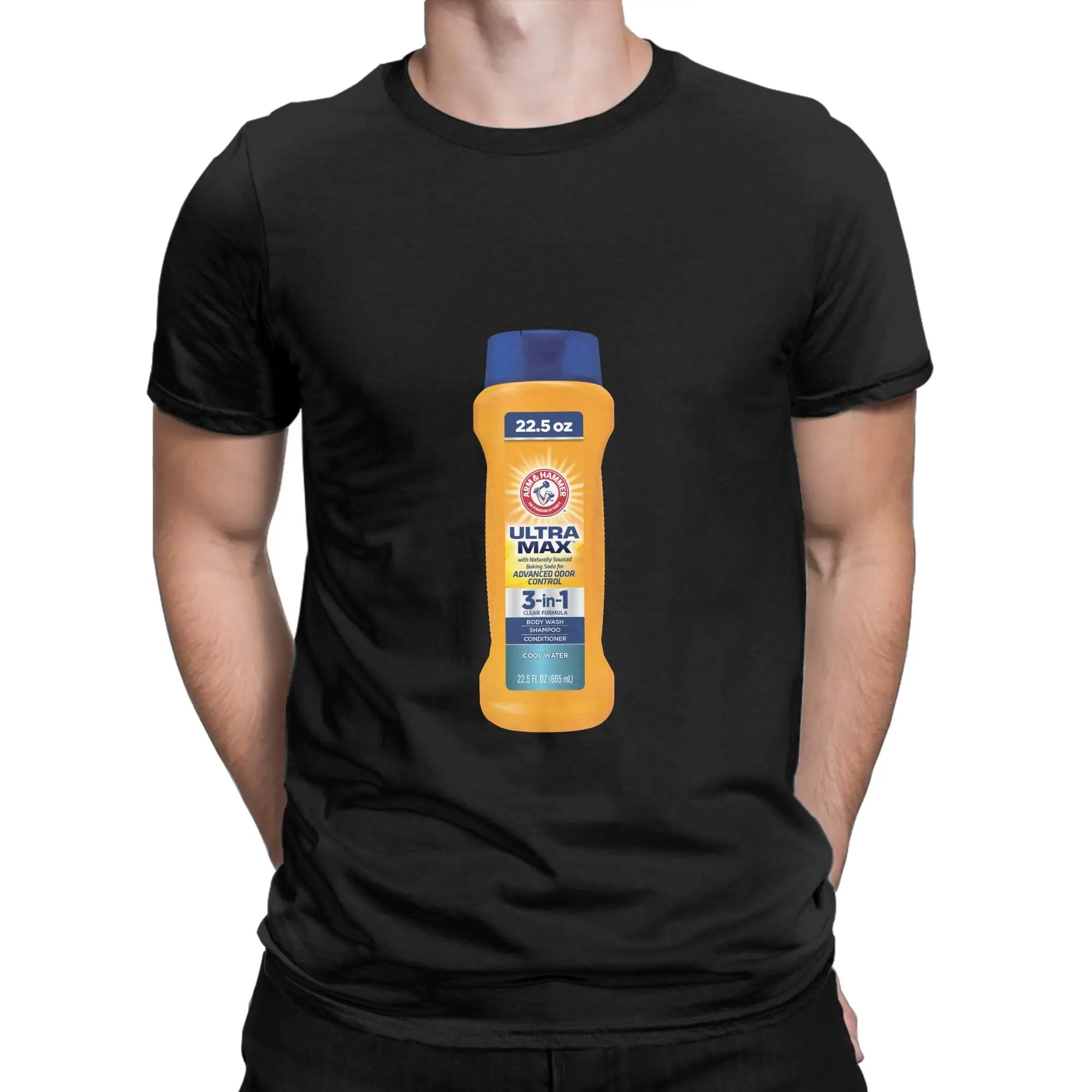 Compression packaging Funny Graphic 100% Cotton T-Shirt Arm And Hammer Tops Tees For Men