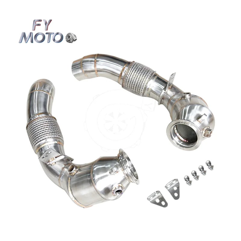 

Exhaust Catted Downpipe for BMW BMW F10 M5 2012+ F13 M6 2012+ S63 Engine