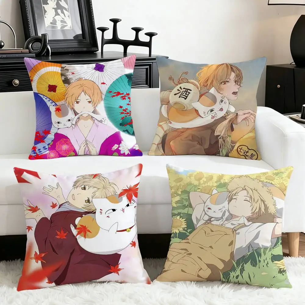 

Natsume's Book of Friends Various Sizes Square Pillow Case For Car Home Bedchamber Decor