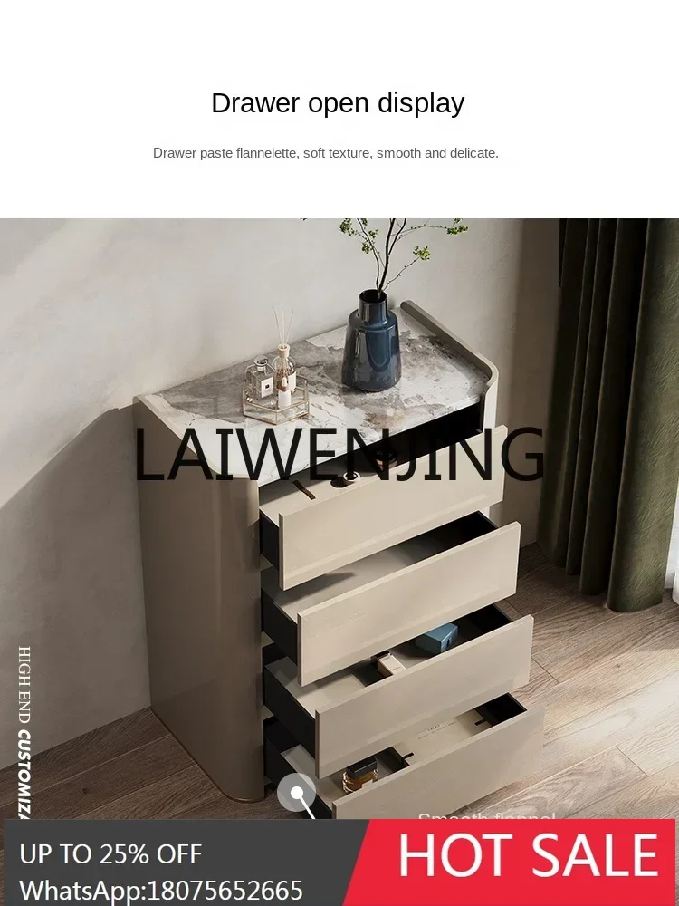 Light luxury four-bucket vertical cabinet Modern simple fashion custom advanced paint storage bucket cabinet cosmetic cabinet