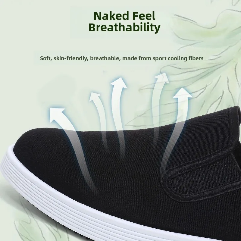 Picture 5: Old Beijing Cloth Shoes Men's Flagship Store Casual Cow Tendon Bottom Anti-slip Spring Autumn New Style Comfortable Soft