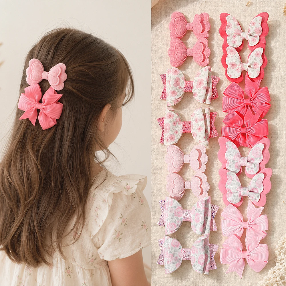 1 Juego de Pinzas para el Cabello con Lazo Brillante para Niñas y Adolescentes, Accesorios para Vestidos de Fiesta, Regalos Recomendados para Niñas