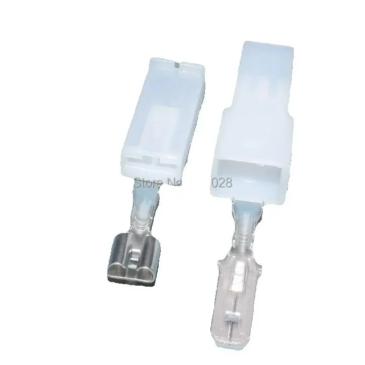 

Worldgolden 1-контактный разъем серии 6,3 для автомобилей и мотоциклов, белая пластиковая вилка с терминалом DJ70121-6.3-11/21 1P разъем